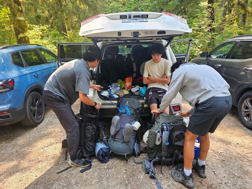 west coast trail pack weight